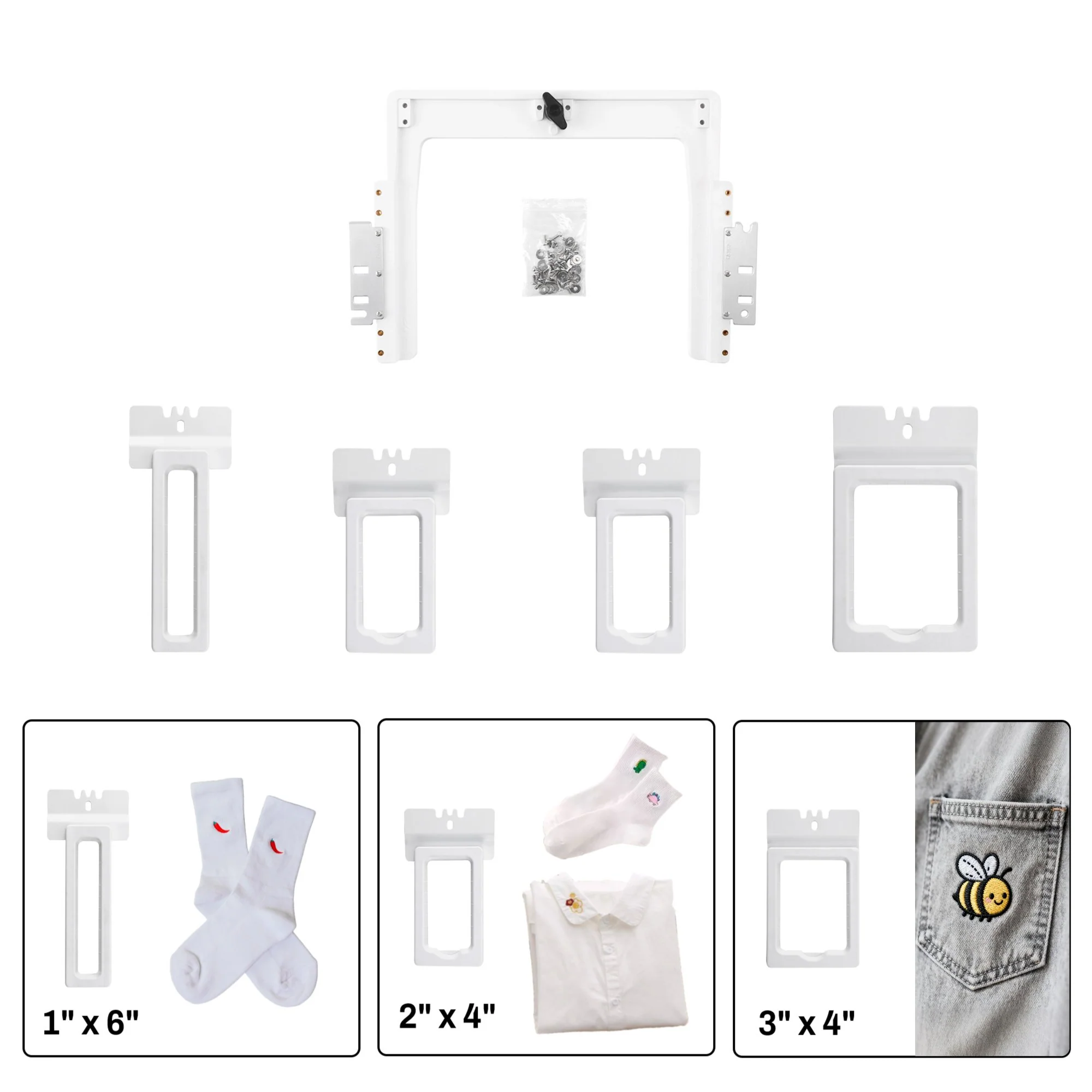 4in1 Magnetic Fast Frame Kit for PooLin EOM | EOV | EOX Embroidery Machine
