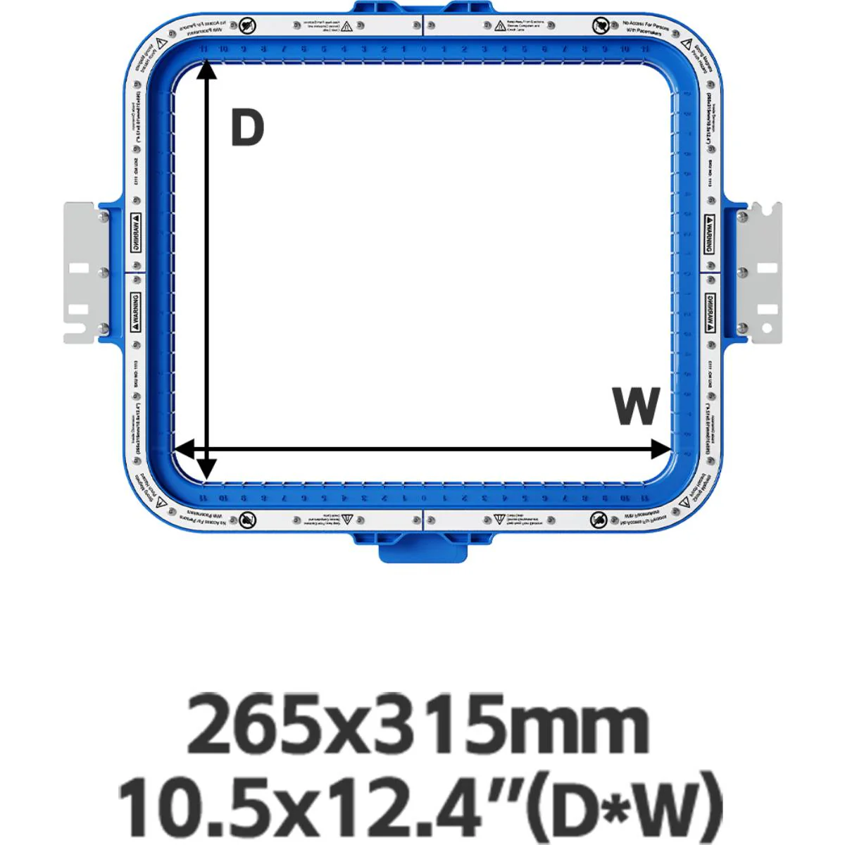 Magnetic Hoop 10.5"x12.4" | 265x315mm for Garudan Embroidery Machines