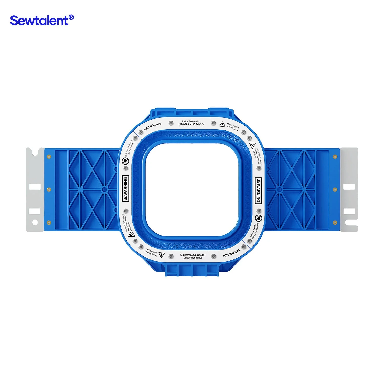 Sewtalent Magnetic Hoop 3.9" | 100x100mm for Baby Lock Alliance Capella Array Intrepid Endurance Valiant Venture Enterprise Intrepid Embroidery Machines - Image 5