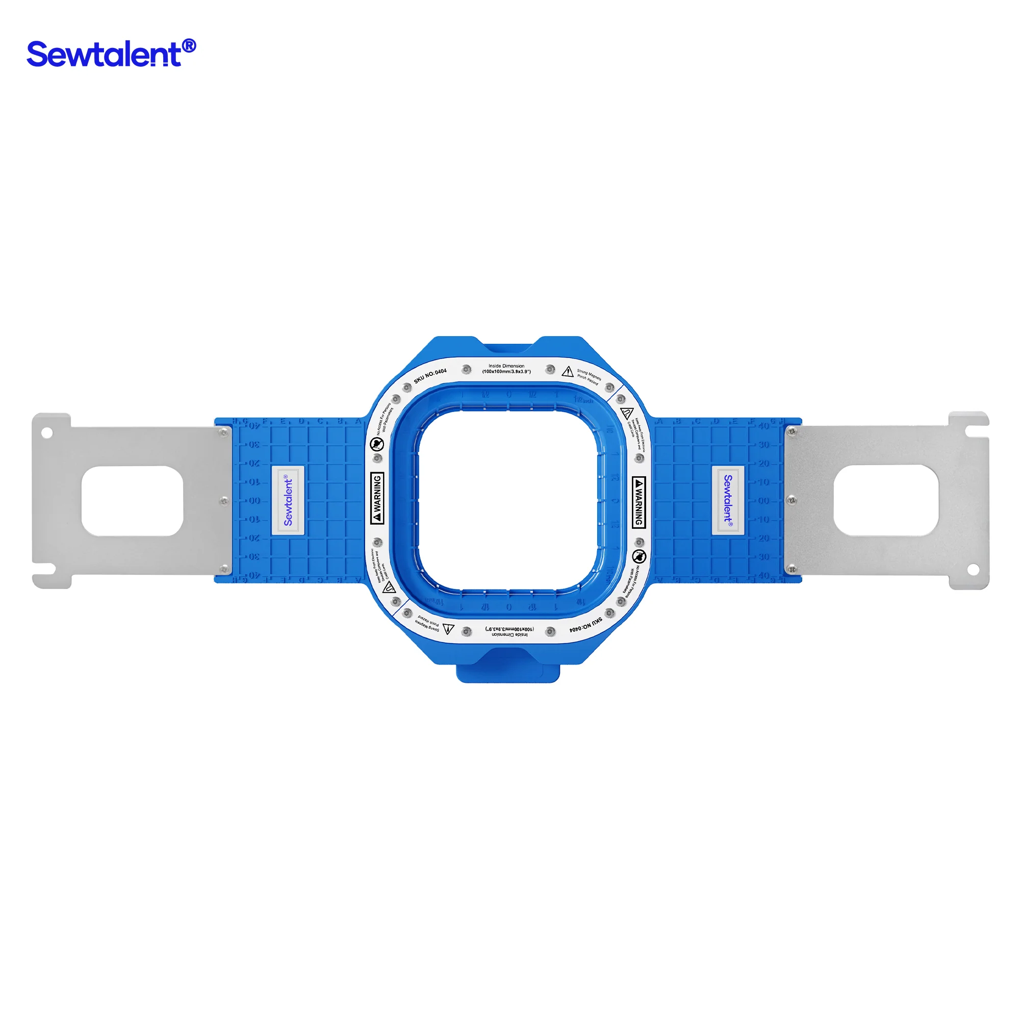 Sewtalent Magnetic Hoop 3.9" | 100x100mm for Baby Lock Alliance Capella Array Intrepid Endurance Valiant Venture Enterprise Intrepid Embroidery Machines - Image 7