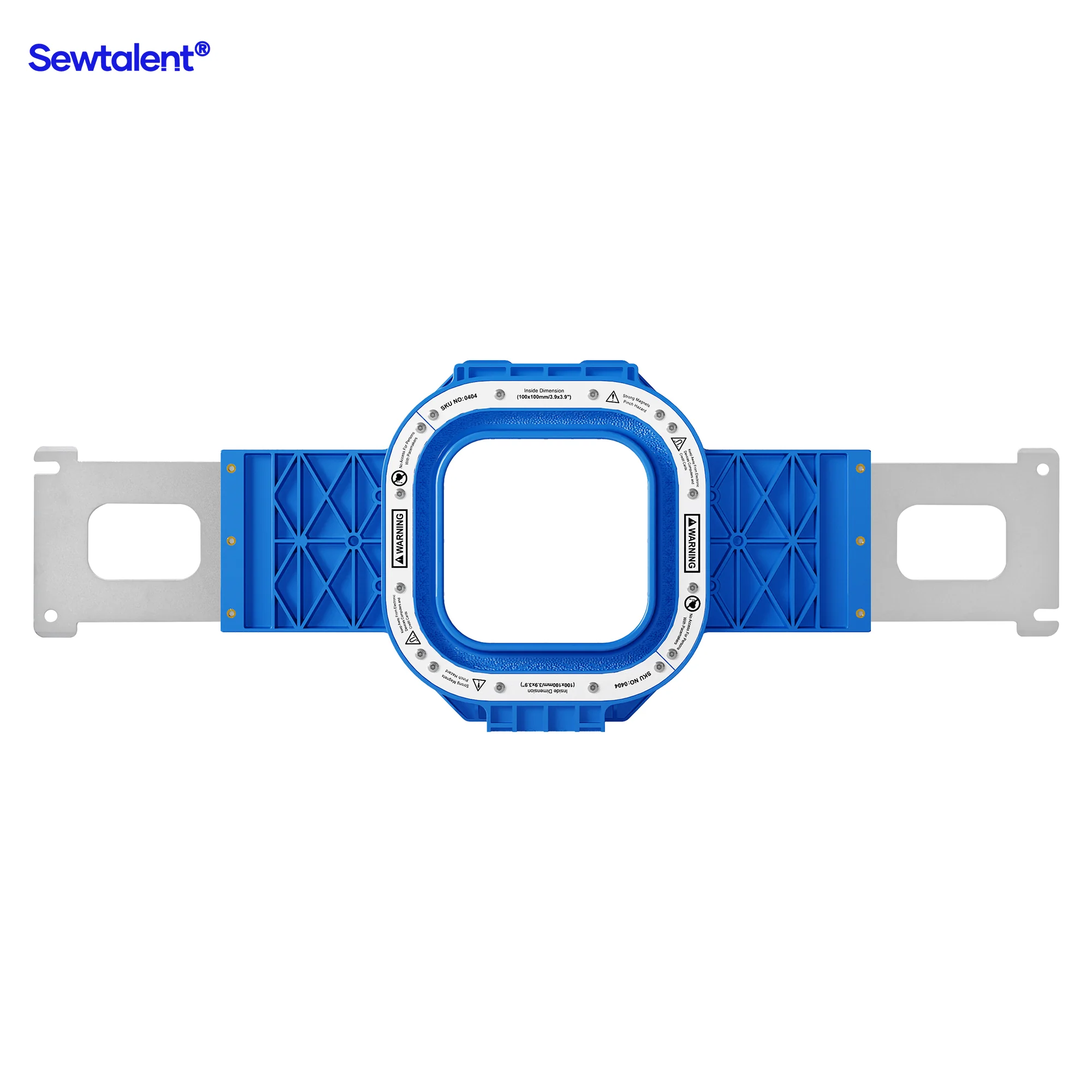 Sewtalent Magnetic Hoop 3.9" | 100x100mm for Baby Lock Alliance Capella Array Intrepid Endurance Valiant Venture Enterprise Intrepid Embroidery Machines - Image 8