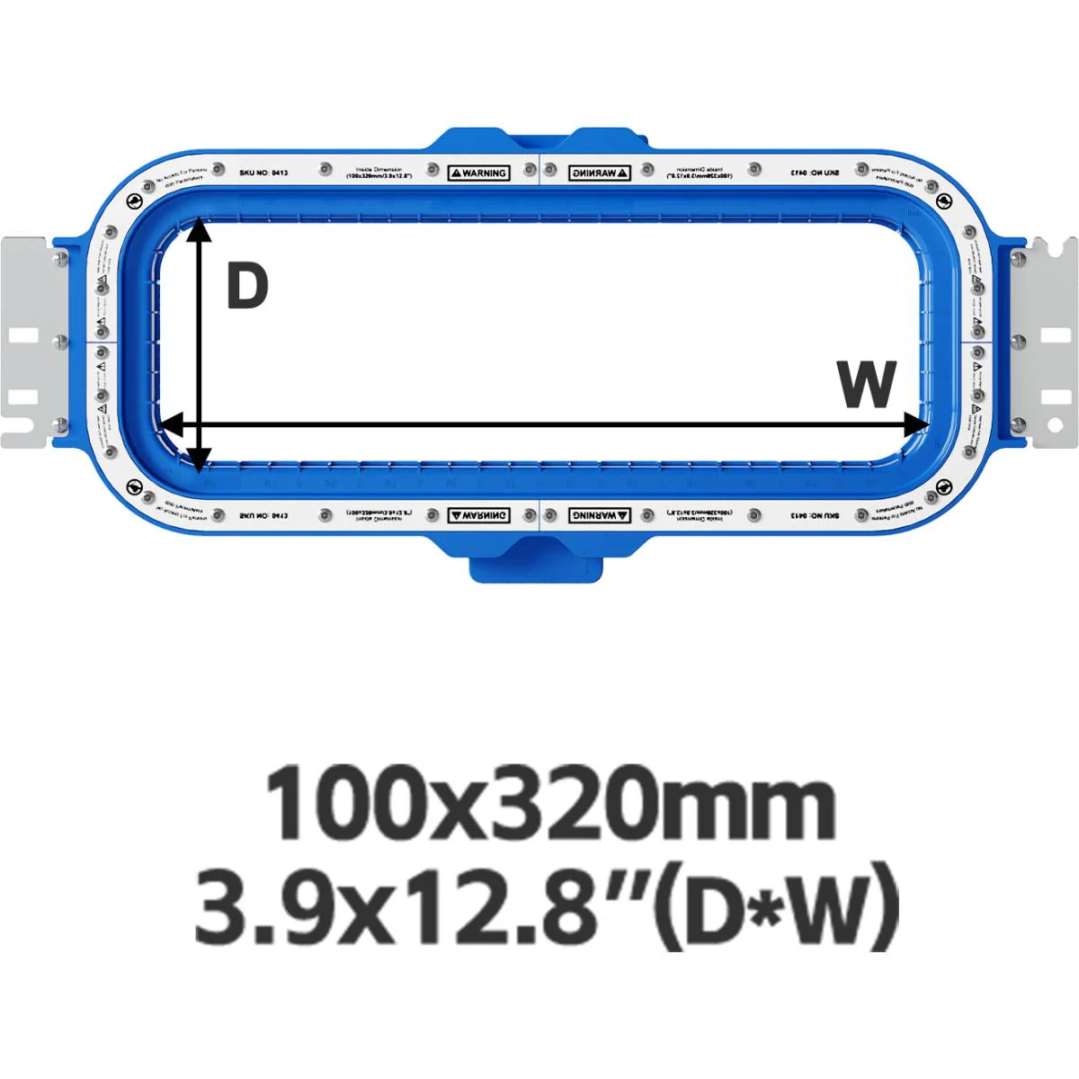 Magnetic Hoop 3.9"x12.8" | 100x320mm for WONYO Embroidery Machines
