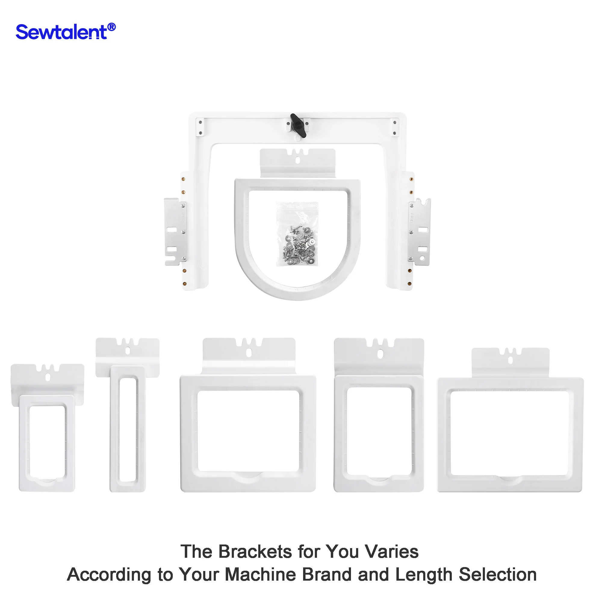 Sewtalent 6in1 Magnetic Fast Frame kit magnetic Hoops for EMBROIDERY NOTION Commercial Embroidery Machine