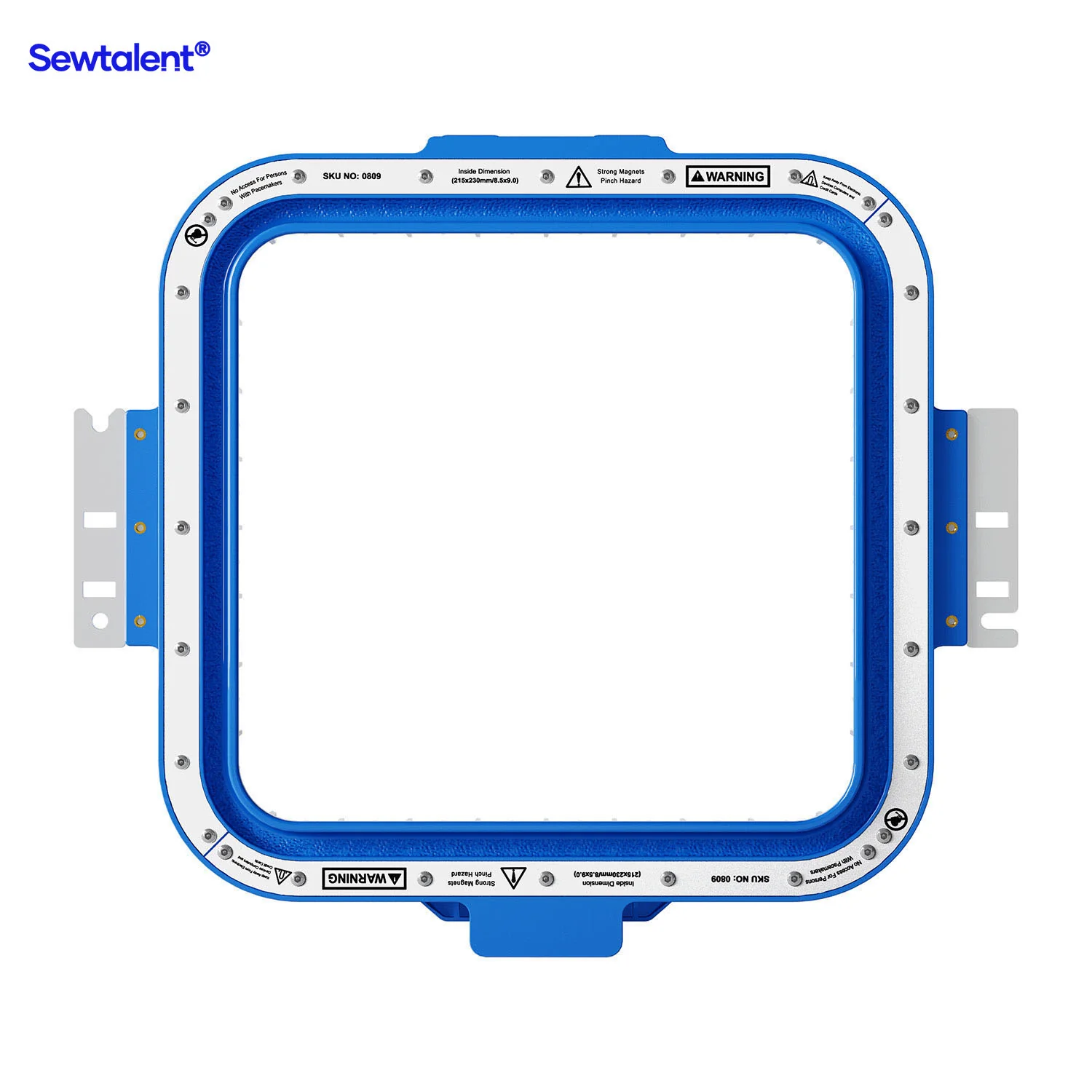 Sewtalent Magnetic Embroidery Hoop 8.5"x9" | 215x230mm for Tajima Juki SAI/TEHX/TEJT/TEMX-C/TFHX-IIC/TFMX-C/TFMX-IIC/TMAR/TMBP-SC/TMBP2-SC/TMBP2-XC/TMBR-SC/TMBU-S/TMEX/TMEZ-KC/TMEZ-SC/TMFX/TUMX/TWMX-C Embroidery Machine - Image 4