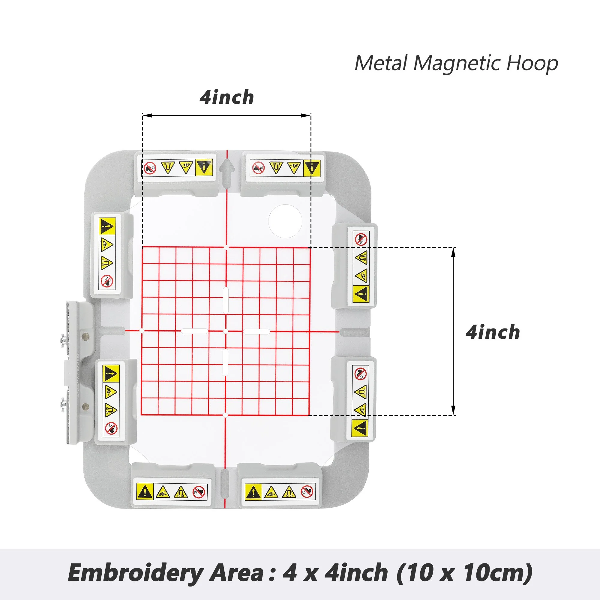 Sewtalent Magnetic Embroidery Hoop (bar Magnets and Round Magnets) for PooLin EOC03 EOC03RE Embroidery Machine - Image 10