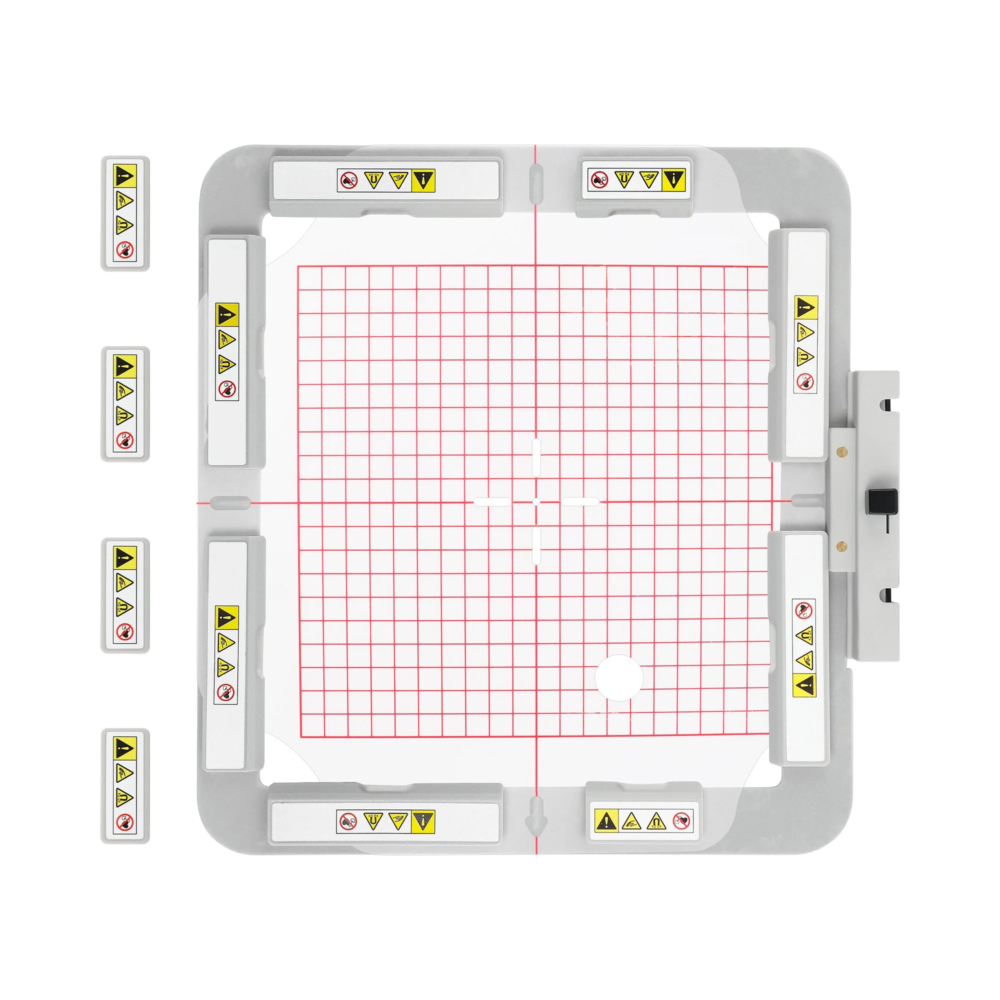 Sewtalent Magnetic Embroidery Hoop (bar Magnets and Round Magnets) for PooLin EOC06 EOC06RE Embroidery Machine - Image 6