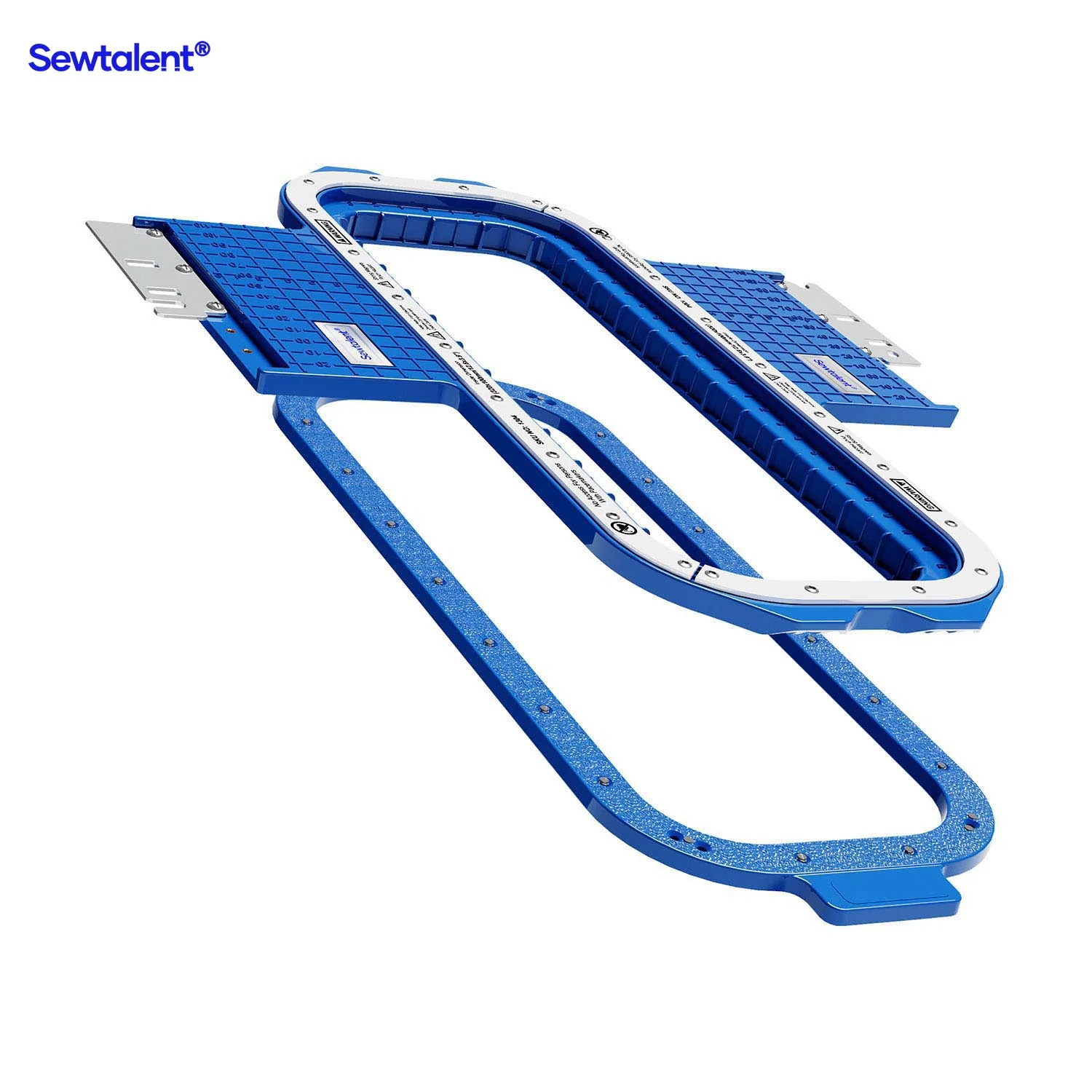 Sewtalent Magnetic Hoop 12.6"x3.9" | 320x100mm for BAI The MIRROR | The VISION | The VISION 2 HEADS | KESI 1504 | KESI 1506 | KESI 1508 Embroidery Machines - Image 10