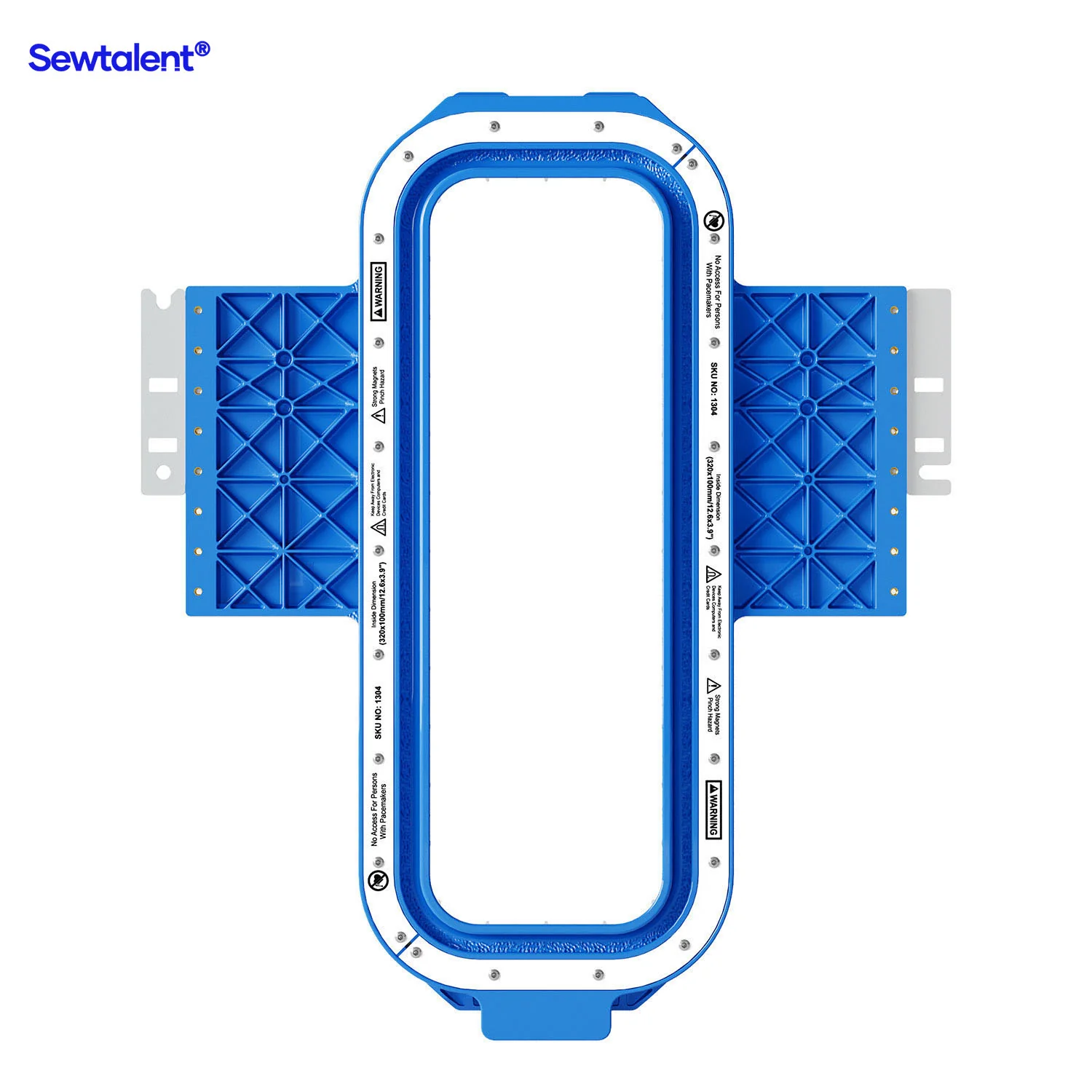 Sewtalent Magnetic Hoop 12.6"x3.9" | 320x100mm for BAI The MIRROR | The VISION | The VISION 2 HEADS | KESI 1504 | KESI 1506 | KESI 1508 Embroidery Machines - Image 12