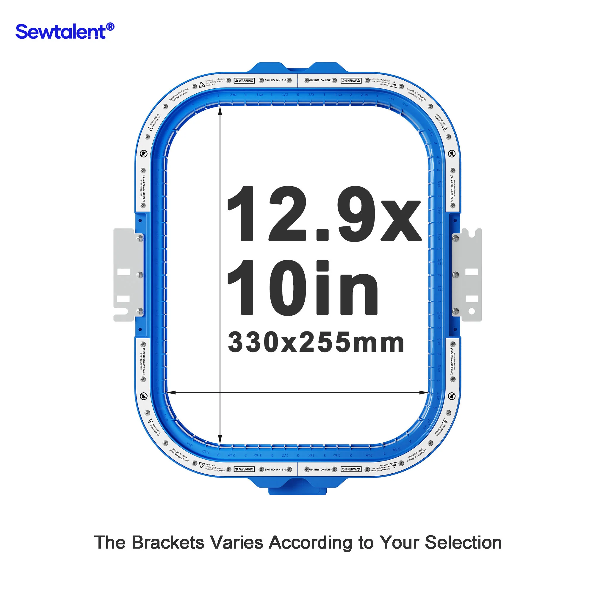 Sewtalent Magnetic Hoop 12.9″x10″ | 330x255mm for Avance 1501C/1502/1504/1506C Embroidery Machines
