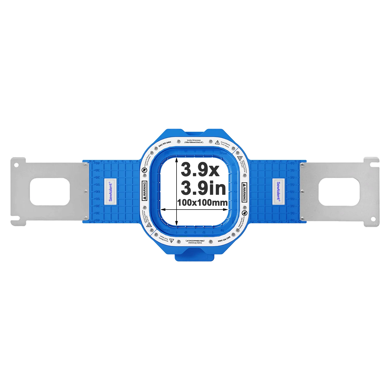 Sewtalent Magnetic Hoop 3.9" | 100x100mm for Brother PR1X PR600 PR620 PR650 PR655 PR670E PR680W PR1000E PR1050X PR1055X PR1060W Embroidery Machines
