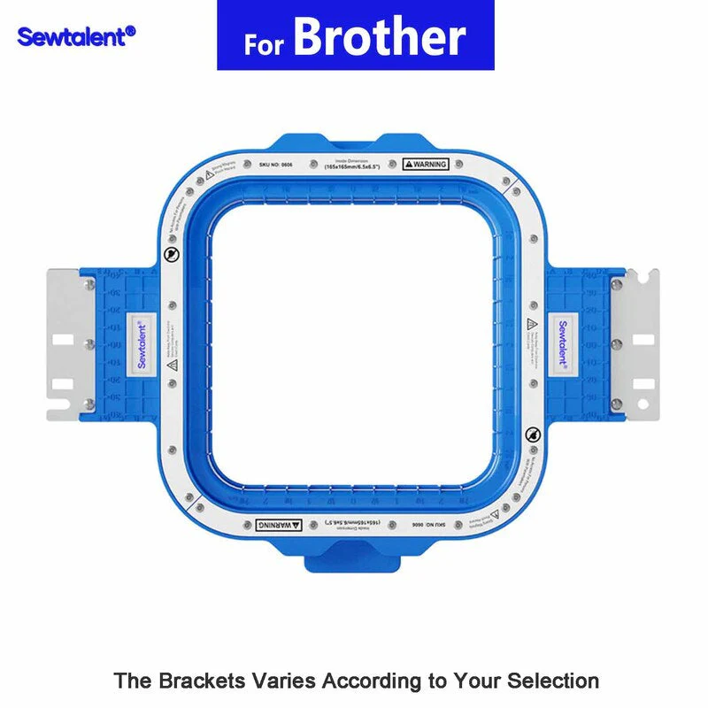 Sewtalent Magnetic Hoop 6.5″x6.5″ | 165x165mm for Brother PR1X PR600 PR620 PR650 PR655 PR670E PR680W PR1000E PR1050X PR1055X PR1060W Embroidery Machines - Image 2