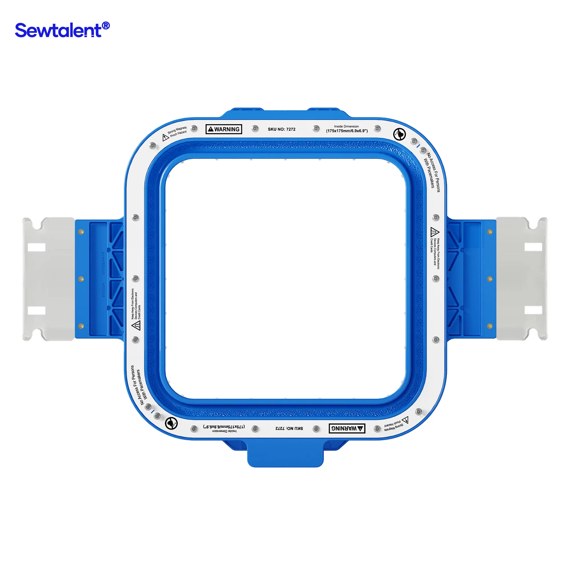 Sewtalent Magnetic Hoop 6.9"x6.9" | 175×175mm for Smartstitch S-1001 | S-1201 |S-1501 | S-1501 Ultra | S-1501 Plus | S1502 | S1504 Embroidery Machines - Image 10
