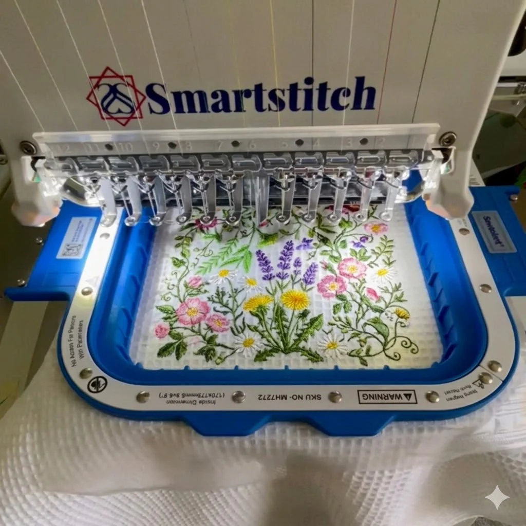 Sewtalent Magnetic Hoop 6.9"x6.9" | 175×175mm for Smartstitch S-1001 | S-1201 |S-1501 | S-1501 Ultra | S-1501 Plus | S1502 | S1504 Embroidery Machines - Image 2