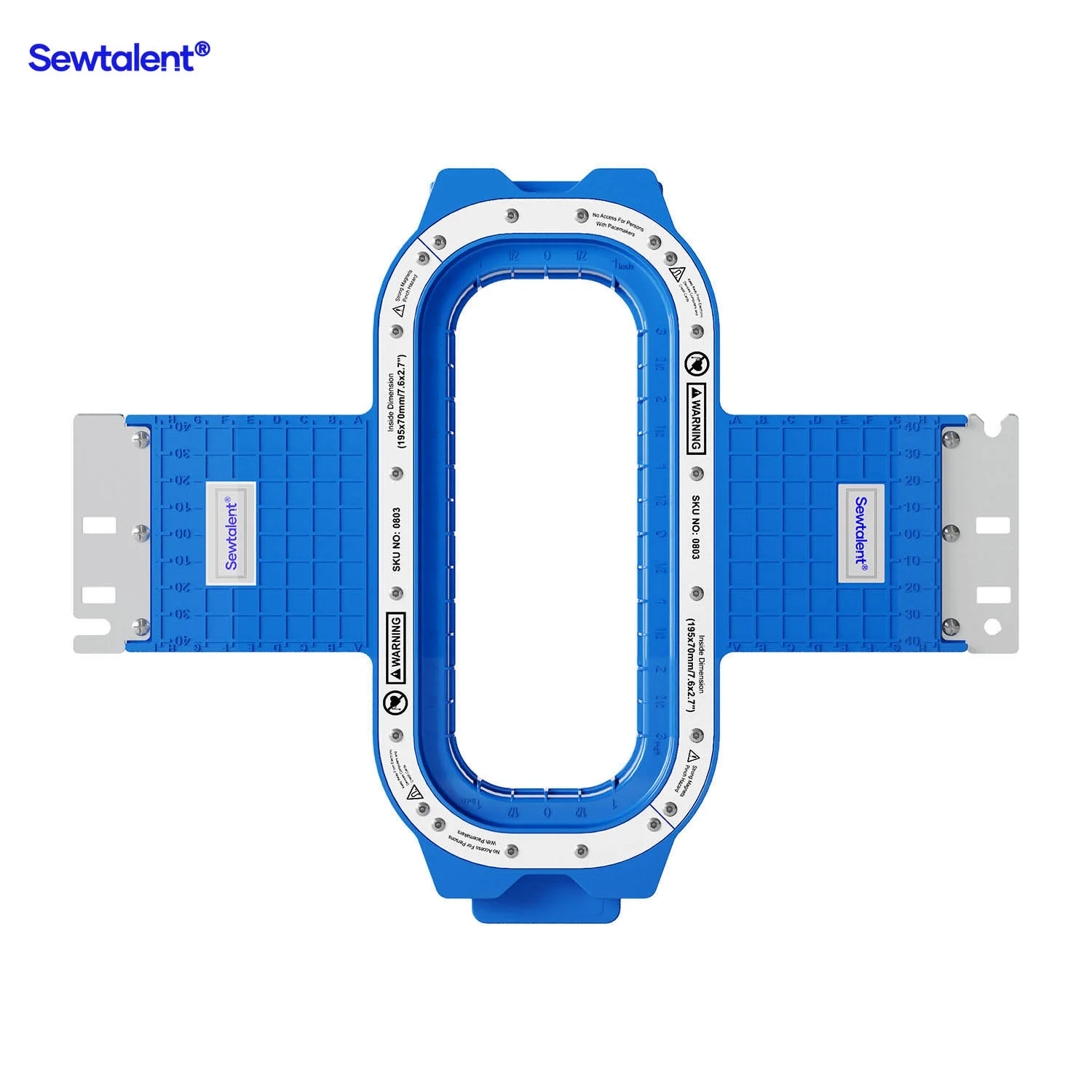 Sewtalent Magnetic Hoop 7.6×2.7 inch | 195×70 mm for Avance 1201C/1501C/1502/1504/1506C Embroidery Machines - Image 9