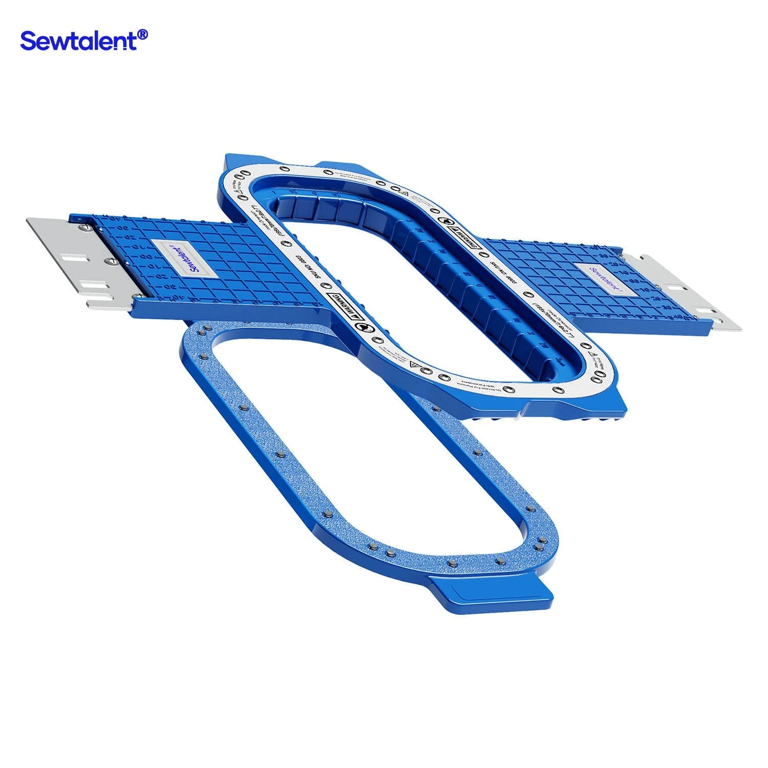 Sewtalent Magnetic Hoop 7.6"x2.7" | 195x70mm for Brother Commercial BE-1201B-AC, BES-960BC, BES-1216AC, BES-1262BC Embroidery Machines - Image 4