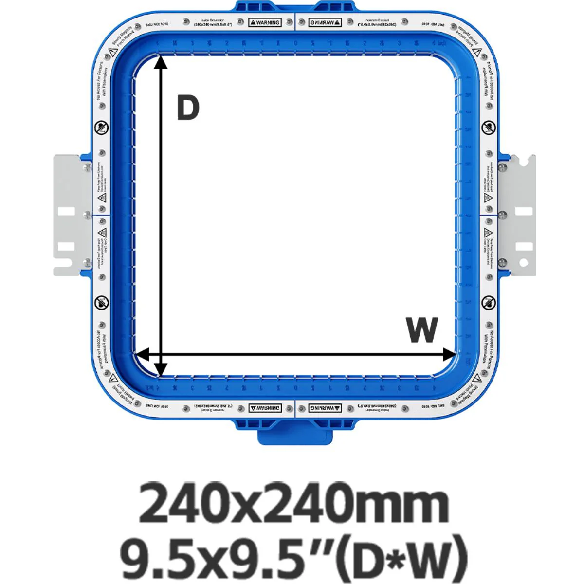 Sewtalent Magnetic Hoop 9.5*9.5" | 240x240mm for TSM Commercial Embroidery Machines - Image 3