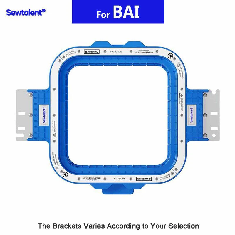 Sewtalent Magnetic Hoops 6.9″x6.9″ | 175x175mm for BAI The MIRROR | The VISION | The VISION 2 HEADS | KESI 1504 | KESI 1506 | KESI 1508 Embroidery Machines - Image 4