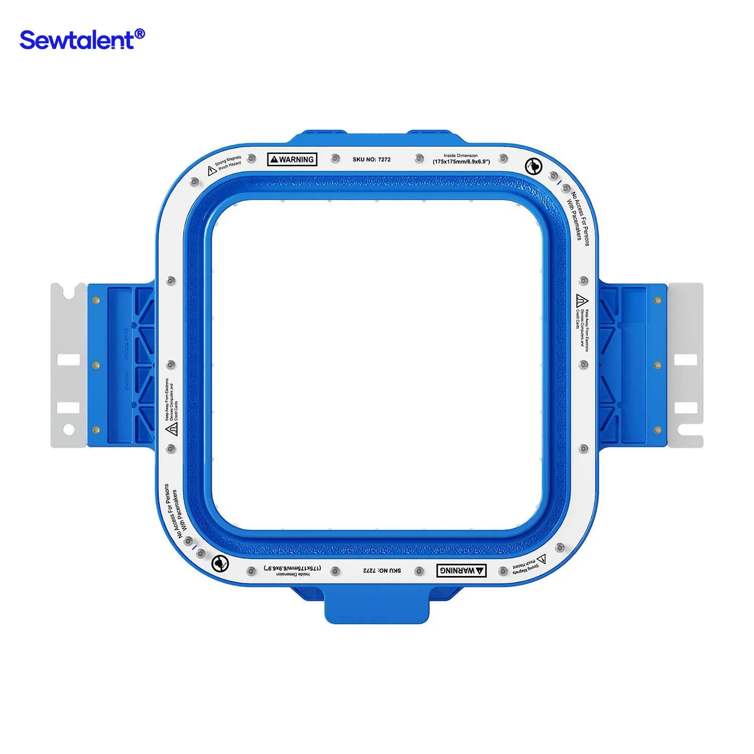 Sewtalent Magnetic Hoops 6.9″x6.9″ | 175x175mm for PooLin EOM | EOV | EOX Embroidery Machine - Image 7