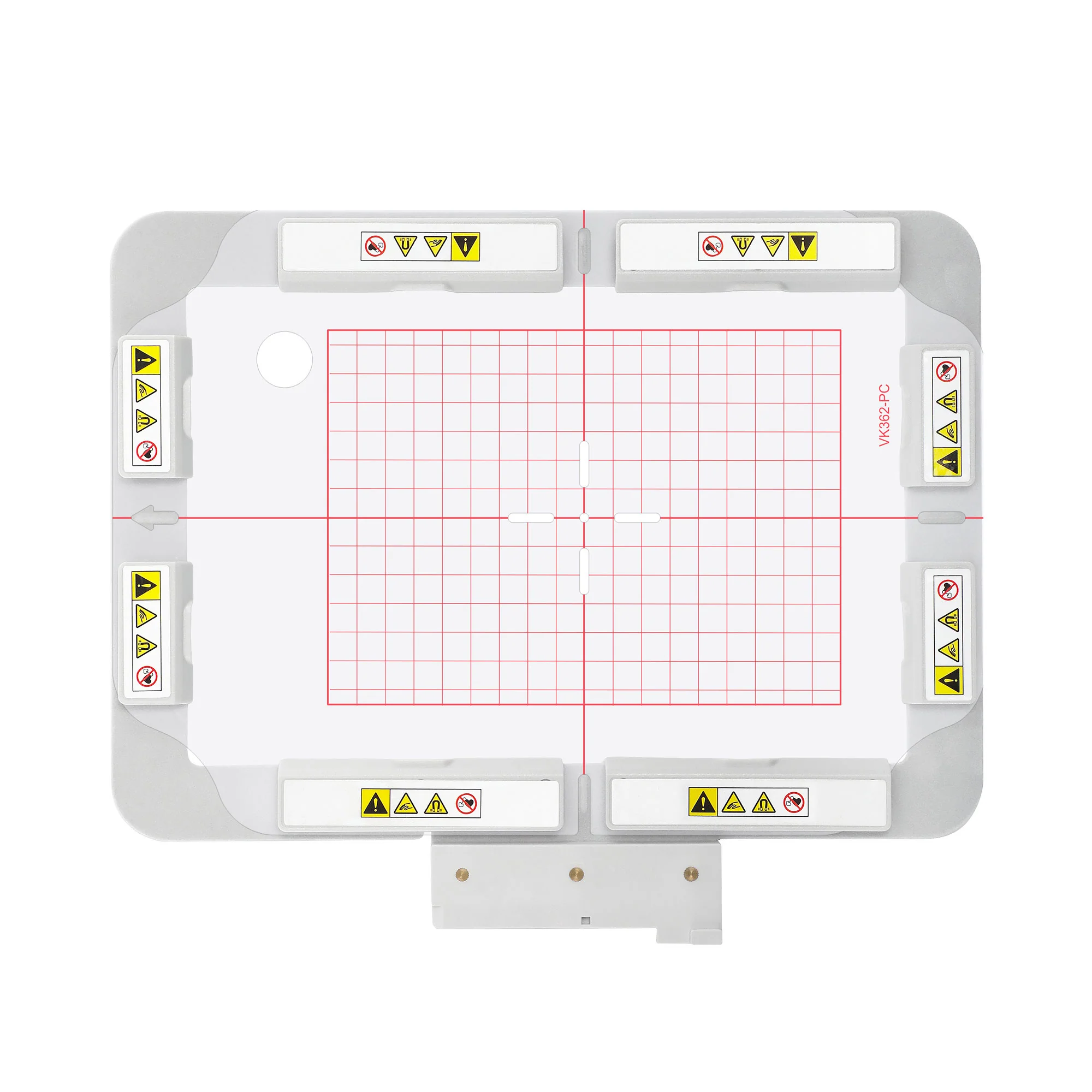 VK362MK 7"x5" 180x130mm Metal Magnetic Hoop (Long-bar Magnets) for Husqvarna Viking Designer Diamond Ruby Royale Topaz etc. Pfaff Creative Embroidery Machine - Image 6