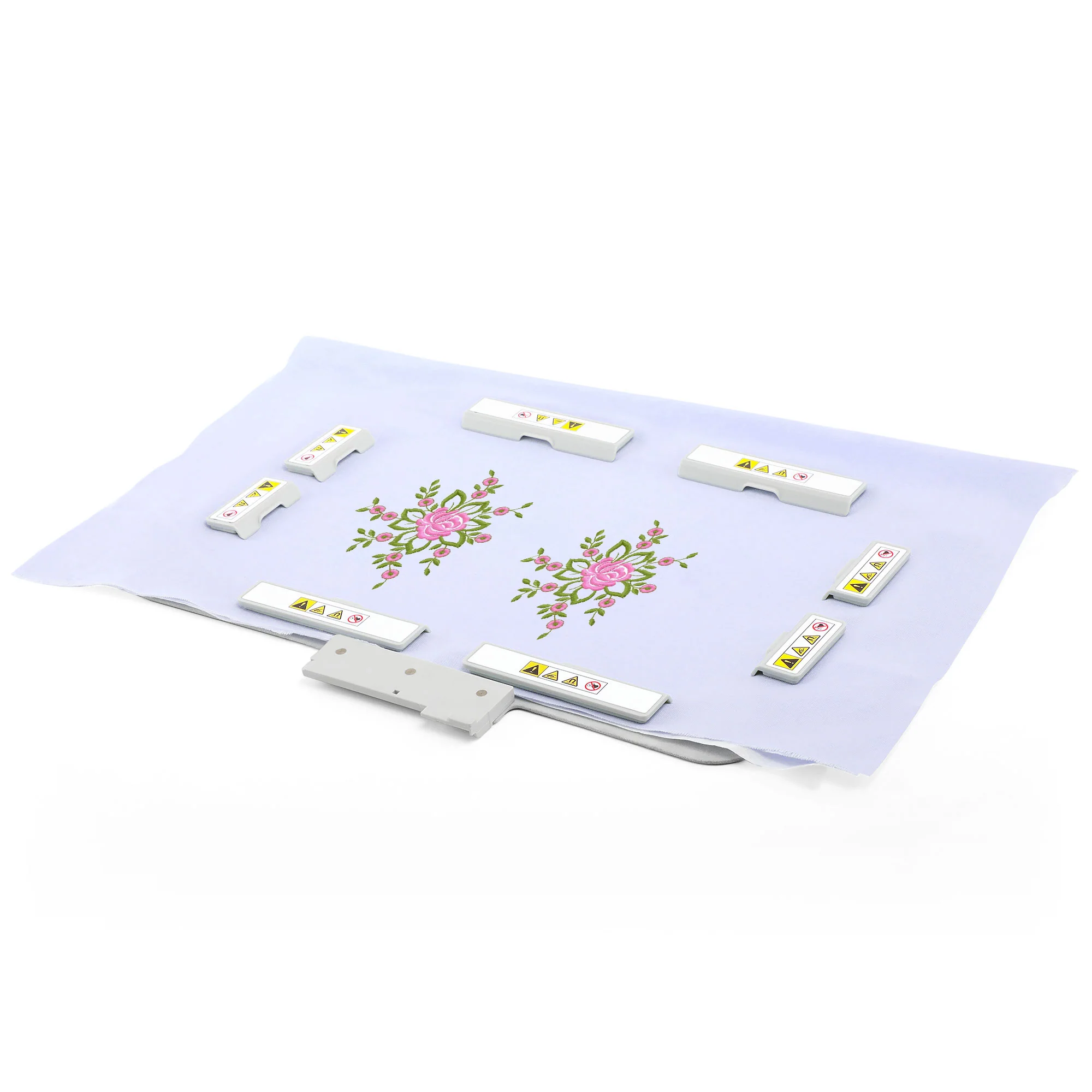 VK438MK 9.8"x6" 240x150mm Metal Magnetic Hoop  (Long-bar Magnets) for Husqvarna Viking Ruby Royale Topaz etc. Pfaff Creative Icon Embroidery Machine - Image 3